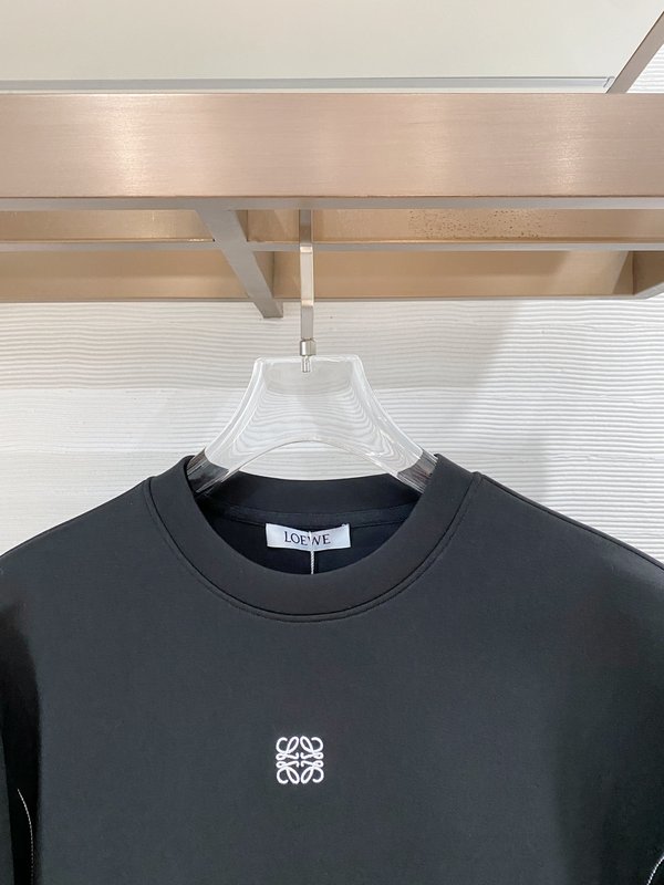 Loewe 라운드넥 에어 레이어 후드티 001-274952