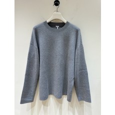LOEWE 패딩 자수 라운드넥 스웨터 001-274967