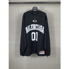 발렌시아가 농구복 프린트 긴팔 티셔츠 001-275096