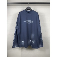 발렌시아가 2024 신상 그래피티 레터 롱슬리브 티셔츠 001-275112