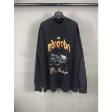 발렌시아가 빈티지 프린트 롱슬리브 티셔츠 001-275122