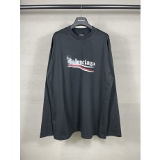 발렌시아가 클래식 로고 그래피티 롱슬리브 티셔츠 001-275140