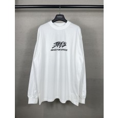 발렌시아가 니드포스피드 협업 프린트 긴팔 티셔츠 001-275142