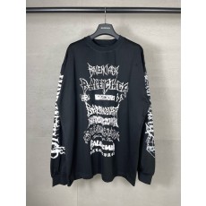 발렌시아가 드래곤 이어 한정판 프린트 긴팔 티셔츠 001-275146