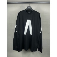 발렌시아가 아카이브 콜라보 크랙 프린트 워싱 오버핏 롱 001-275150