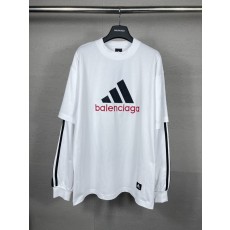 발렌시아가 x 아디다스 자수 긴팔 티셔츠 001-275153