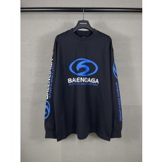 발렌시아가 서핑 패턴 프린트 긴팔 티셔츠 001-275163
