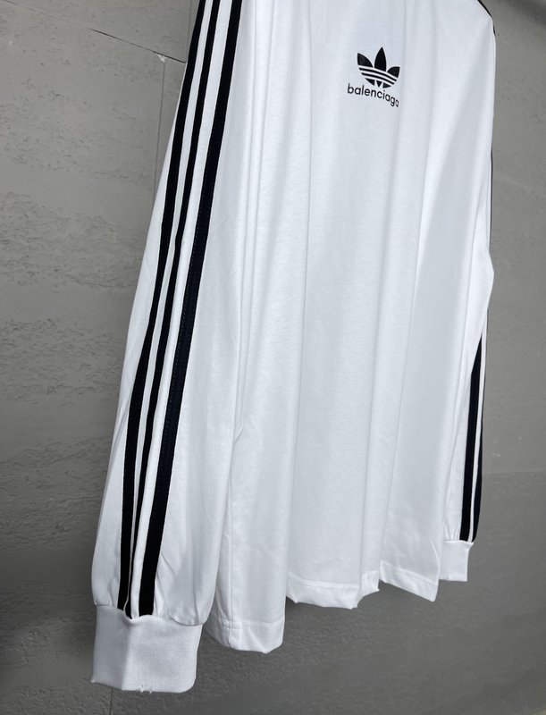발렌시아가 x 아디다스 삼엽프린트 롱슬리브 티셔츠 001-275175