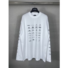 발렌시아가 클래식 로고 긴팔 티셔츠 001-275179