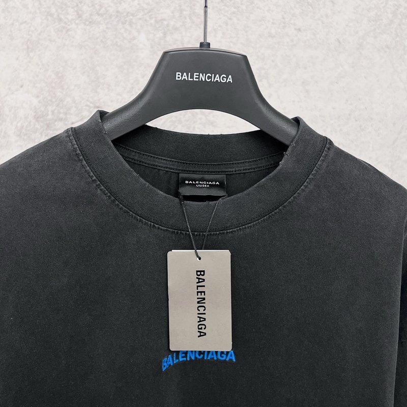 Balenciaga 25 신형 워싱 롱슬리브 티셔츠 001-275183