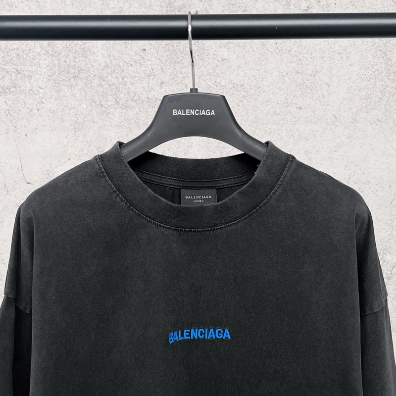Balenciaga 25 신형 워싱 롱슬리브 티셔츠 001-275183
