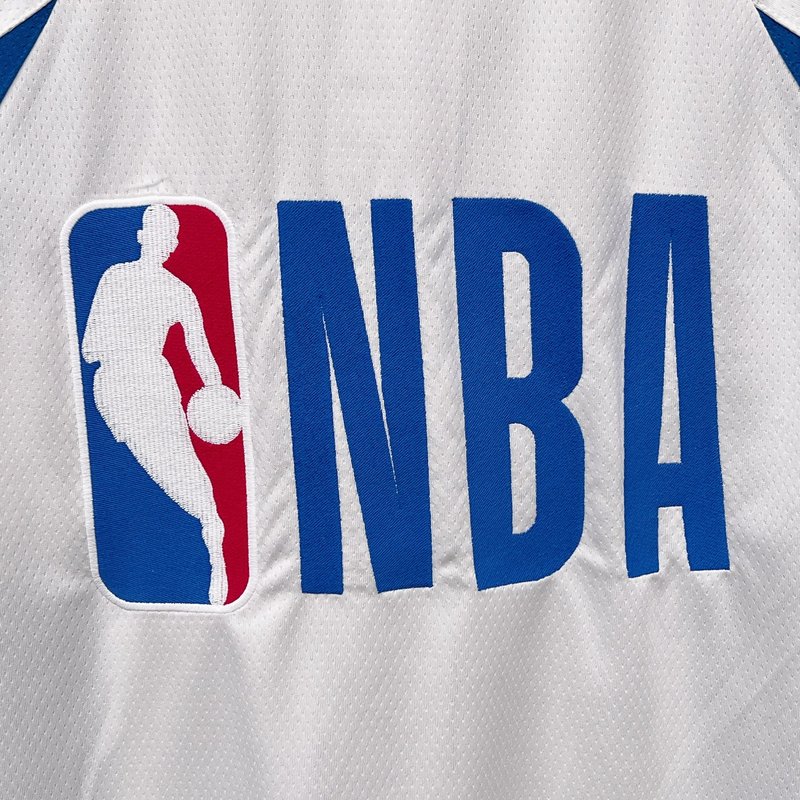 발렌시아가 NBA 콜라보 오버사이즈 컬러 블록 긴팔 티 001-275190