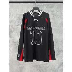 발렌시아가 NBA 협업 메쉬 패치워크 롱슬리브 티셔츠 001-275192