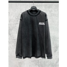 발렌시아가 SS26 테이프 프린트 워싱 티셔츠 001-275201