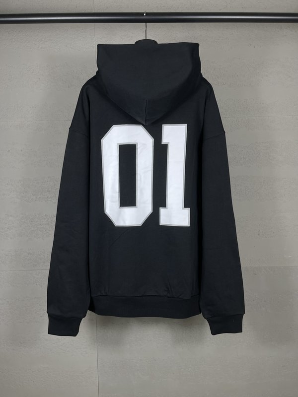 BALENCIAGA 농구 유니폼 자수 후드티 001-275247