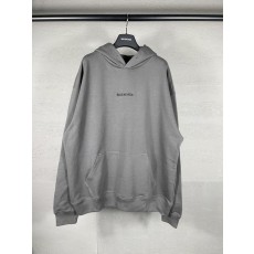 발렌시아가 클래식 레터 자수 후드 스웨트셔츠 001-275257
