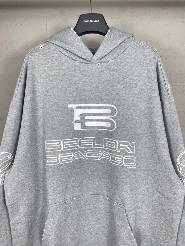 발렌시아가 후드 티셔츠 001-275261