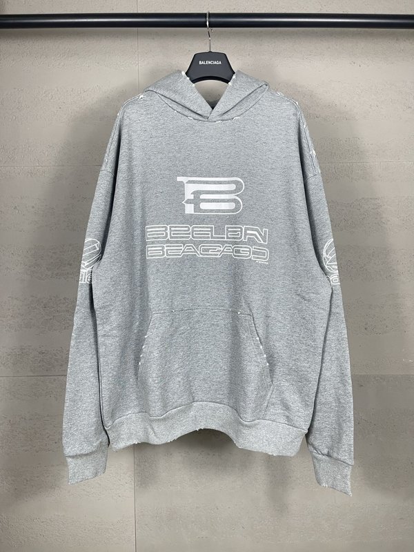 발렌시아가 후드 티셔츠 001-275261