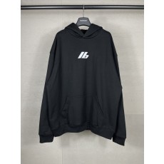 발렌시아가 로고 반사 후드 스웨트셔츠 001-275263