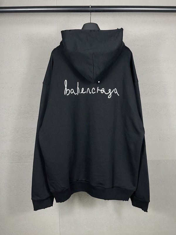 발렌시아가 칠석 한정 하트 프린트 후드티 001-275272