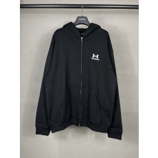발렌시아가 x 언더아머 자수 오픈 카디건 후드티 001-275280