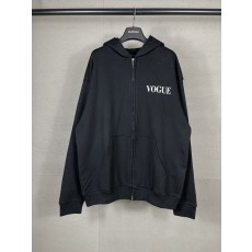 발렌시아가 Vogue 콜라보 프린트 후드 스웨트셔츠 001-275289
