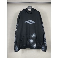발렌시아가 2024 핸드페인팅 워시드 후드티 001-275290