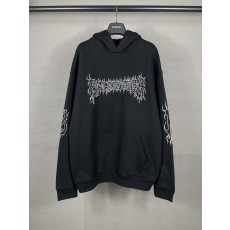 발렌시아가 플레임 로고 프린트 반팔 티셔츠 001-275293