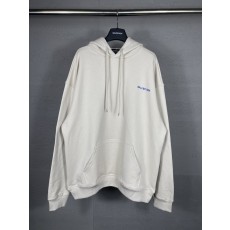 발렌시아가 클래식 레터 프린트 후드티 001-275315