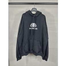 발렌시아가 로고 워싱 후드 스웨트셔츠 001-275319