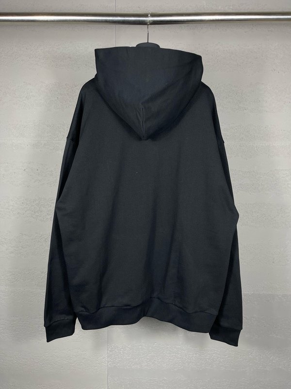 발렌시아가 x 아디다스 자수 후드 스웨트셔츠 001-275326
