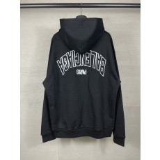 발렌시아가 레터링 자수 후드 스웨트셔츠 001-275343