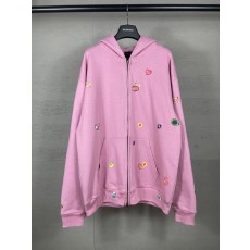발렌시아가 프루트 패턴 후드티 001-275346