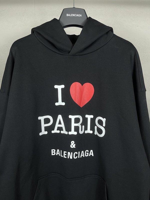 BALENCIAGA 아트 프린트 후드티 001-275355