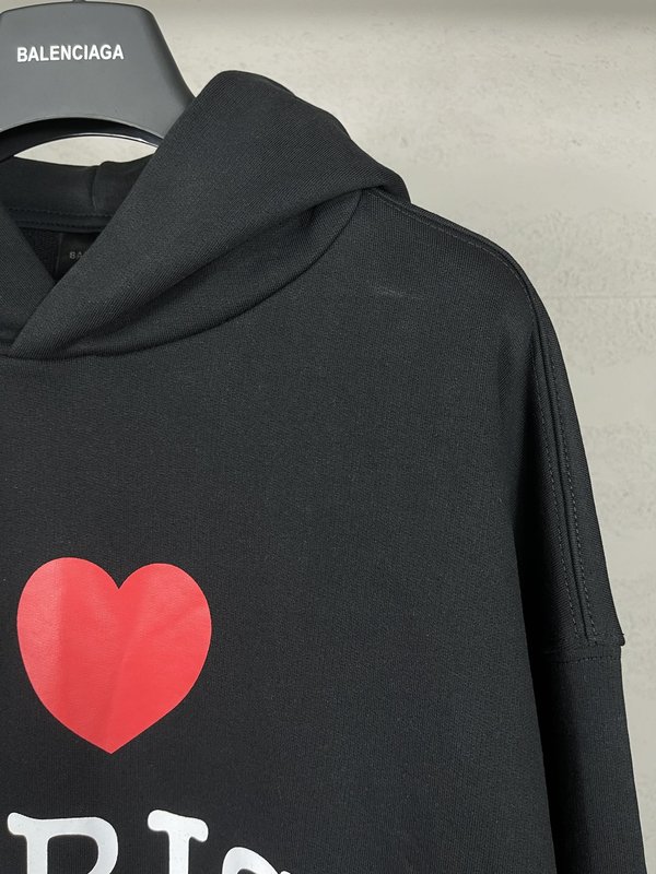 BALENCIAGA 아트 프린트 후드티 001-275355