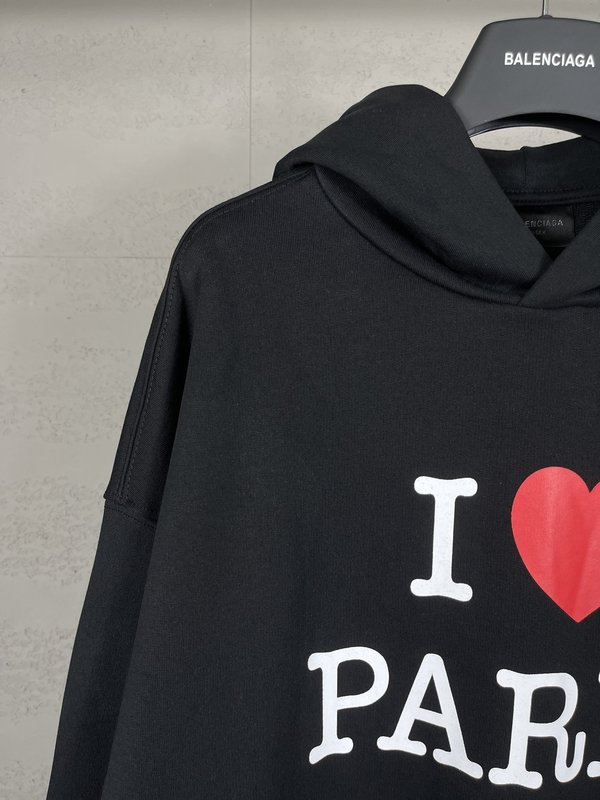 BALENCIAGA 아트 프린트 후드티 001-275355