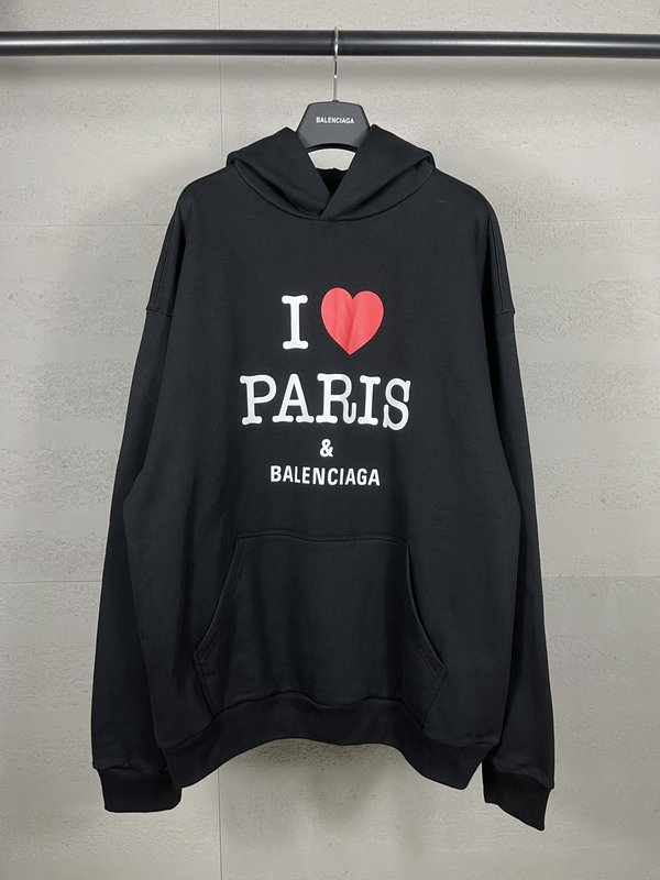 BALENCIAGA 아트 프린트 후드티 001-275355