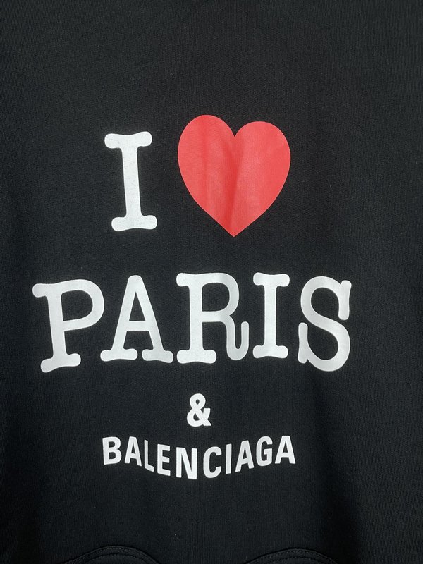 BALENCIAGA 아트 프린트 후드티 001-275355