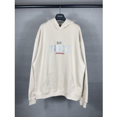 발렌시아가 레터 프린트 후드 스웨트셔츠 001-275369