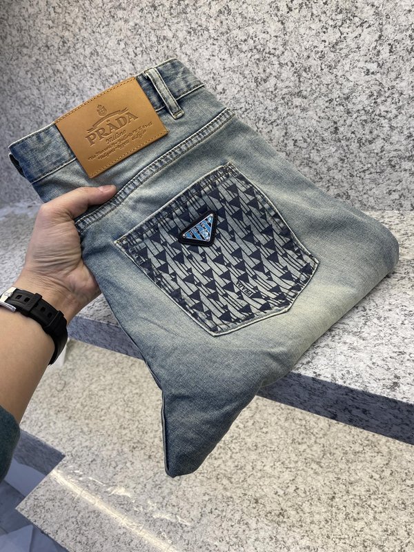 PRADA 26SS 세미 슬림 스트레이트 진 001-275422