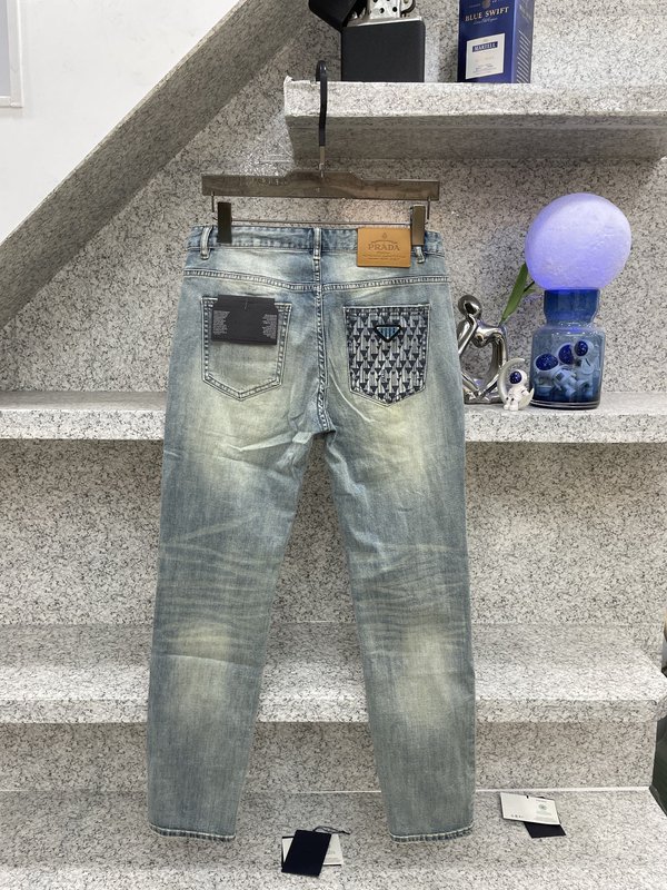 PRADA 26SS 세미 슬림 스트레이트 진 001-275422
