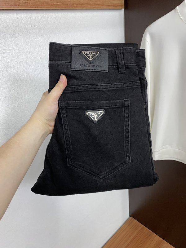 프라다 데님 캐주얼 팬츠 001-275460