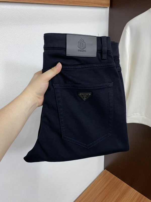 프라다 캐주얼 스트레이트 팬츠 001-275466