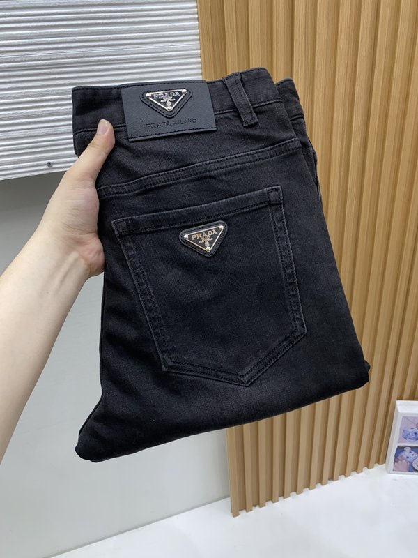 프라다 스트레치 웨스트 청바지 001-275475
