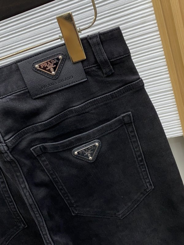 프라다 스트레치 웨스트 청바지 001-275475