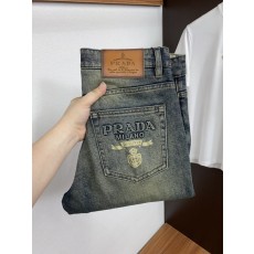프라다 슬림 스트레이트 청바지 001-275477
