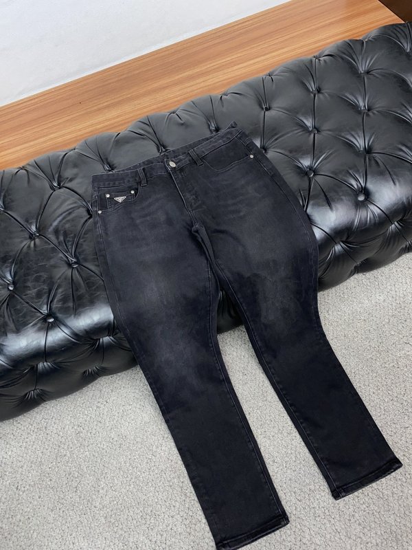 프라다 진청 가을겨울 캐주얼 바지 001-275484