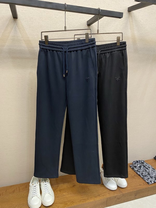 Prada 남성 캐주얼 반바지 검정색 001-275487