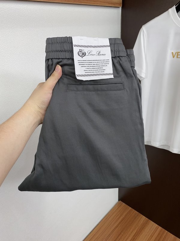 로로피아나 텐셀 린넨 스트레이트 팬츠 001-275534