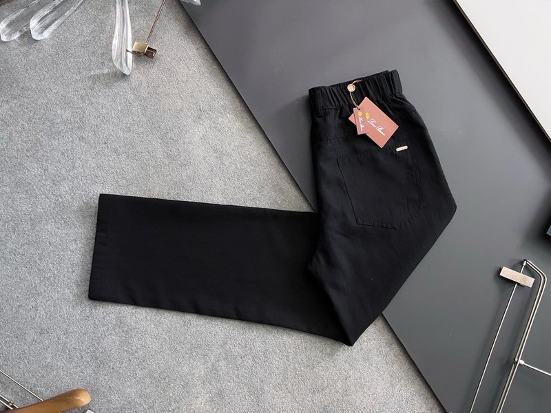LP 캐주얼 팬츠 올드머니 코튼 린넨 001-275536